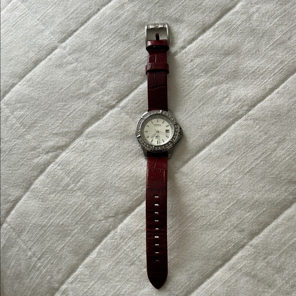 Silver and Brown Men's Watch